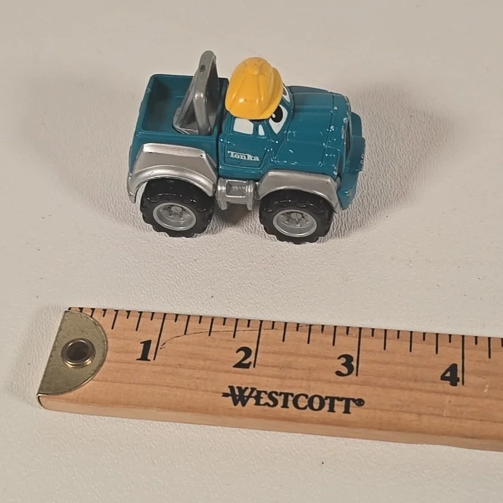 2000 Tonka Lil' Chuck & Friends Diecast Teal Pickup Workin' Chuck 2.5